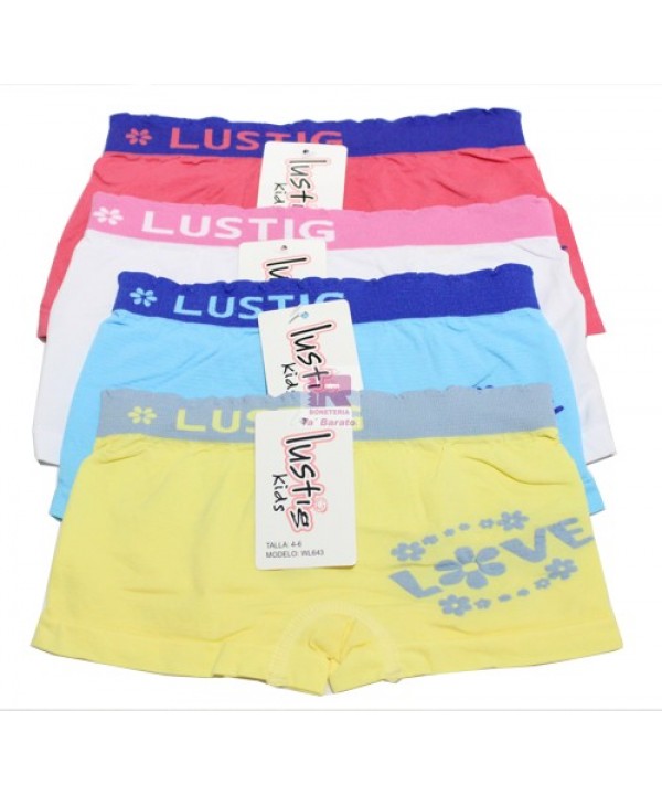 Niñas discount en boxer